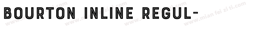 Bourton Inline Regul字体转换